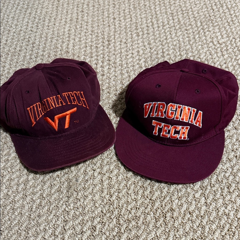 Virginia Tech Maroon Caps